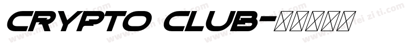 CRYPTO CLUB字体转换